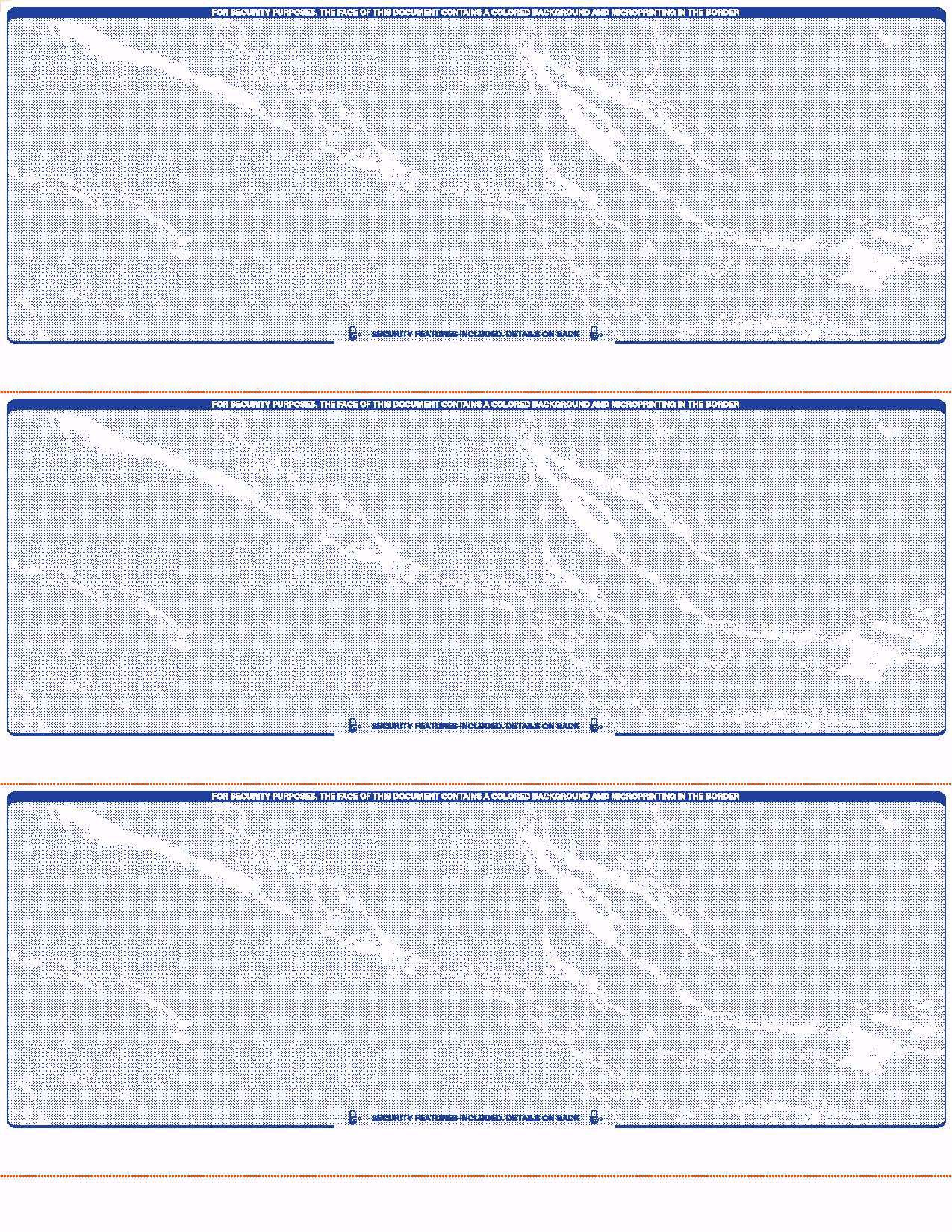 Buy Blank Laser Checks 3 on Page Online at Best Price. Checkomatic