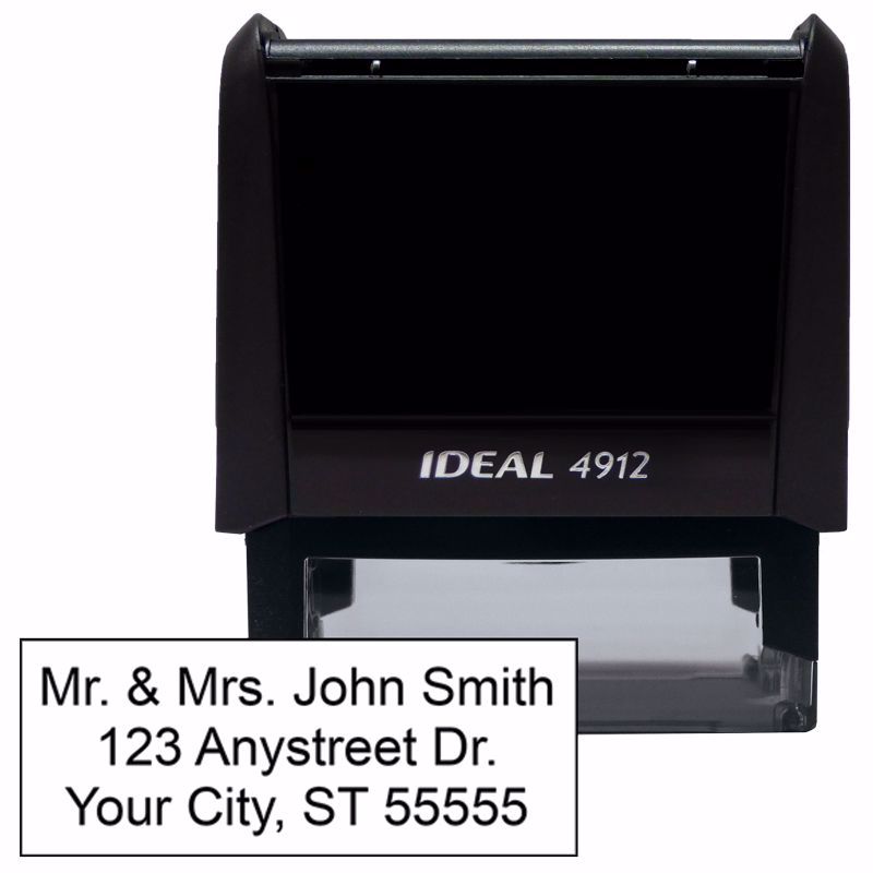 Personalised Name Stamp -, Self-inking Address Stamp
