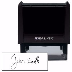 Custom signature stamp