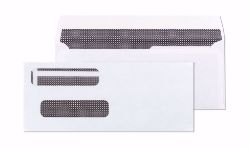 Double Window Check Envelopes Peel & Seal