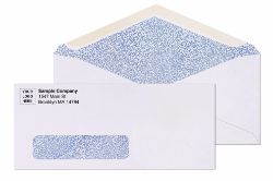 #10 White Window Tinted  Laser Safe Envelopes