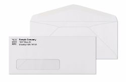 #10 White Window Laser Safe Envelopes
