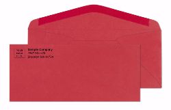 #10 Red Starburst Envelopes