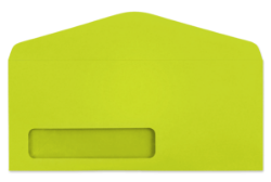 #10 Lime Starburst Window Envelopes