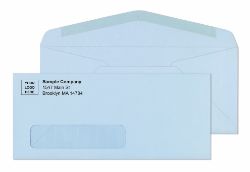 #10 Blue Wove Window  Envelopes