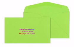 #6 3/4 Lime Starburst Envelopes