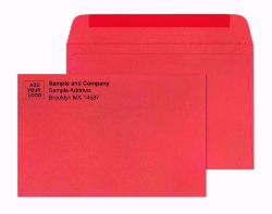 6 x 9 Red Starburst Booklet Envelopes