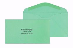 #6 3/4 Green Wove Envelopes