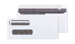 Double Window Check Envelopes Peel & Seal