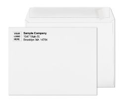 10 X 13 White Booklet Peel & Seal Envelopes