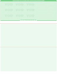 Blank Laser Checks on Top
