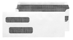 Double Window Check Envelopes Flip & Stick