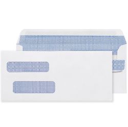 Double Window Check Envelopes Flip & Stick