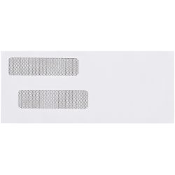 Double Window Check Envelopes Self Seal