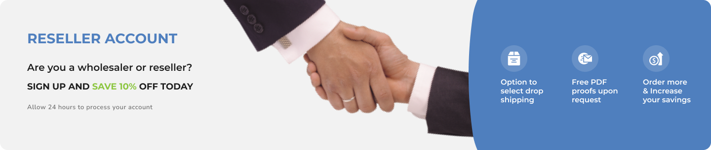 New reseller account banner